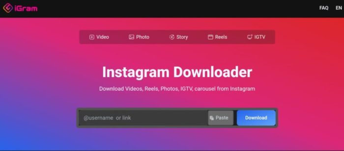 Download foto Instagram tanpa aplikasi tambahan