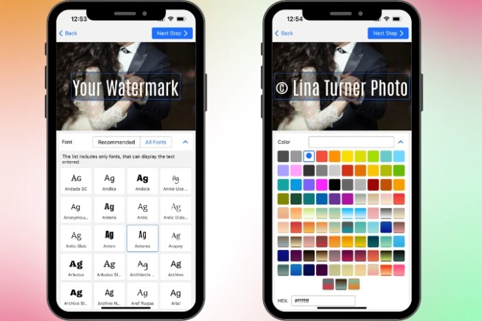 Cara menyesuaikan ukuran dan posisi watermark Instagram