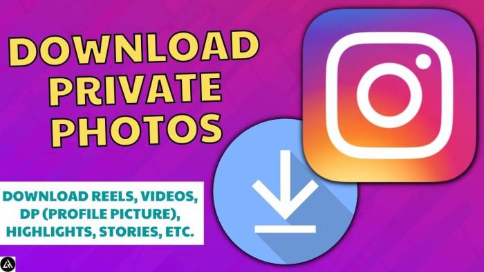 Download foto Instagram yang di-private