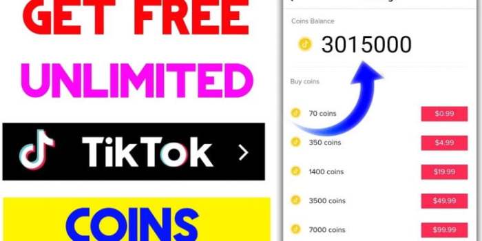 Dapatkan koin TikTok gratis dengan cara mudah dan aman