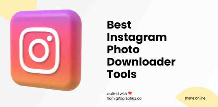 Perangkat lunak terbaik untuk download foto Instagram