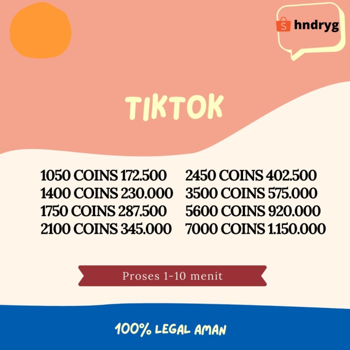 Tiktok coins buy